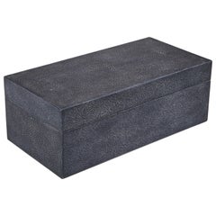 Graphite Shagreen Box