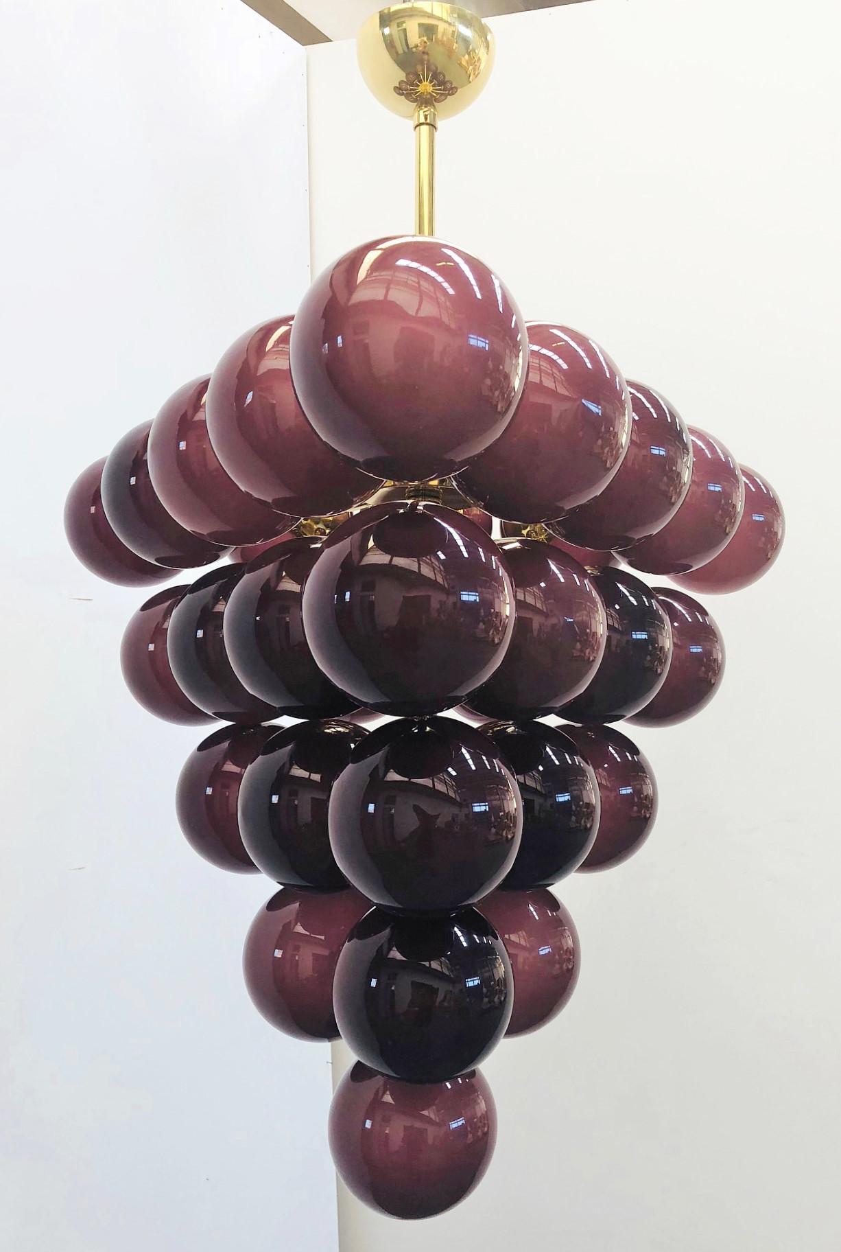 Mid-Century Modern Grappolo Chandelier by Fabio Ltd For Sale