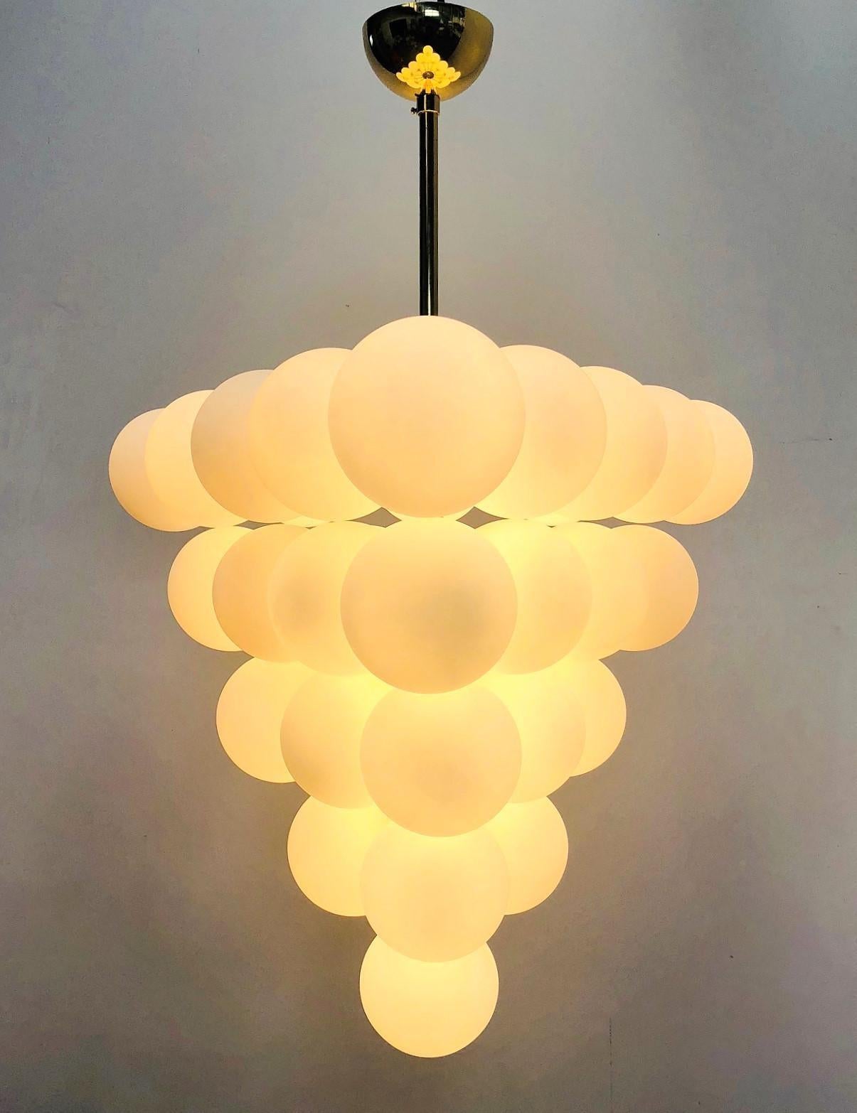 Mid-Century Modern Grappolo Chandelier by Fabio Ltd For Sale