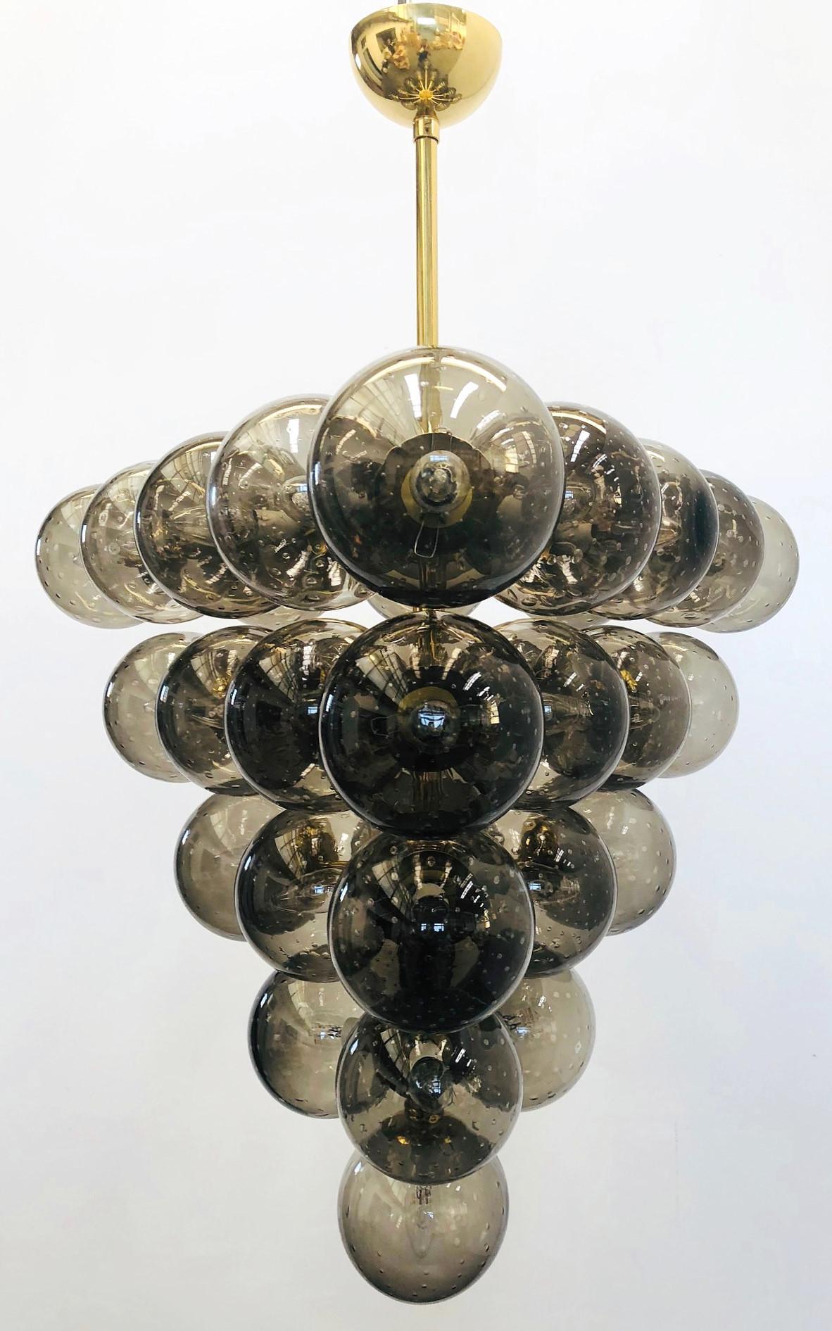 Mid-Century moderno Lampadario Grappolo di Fabio Ltd in vendita