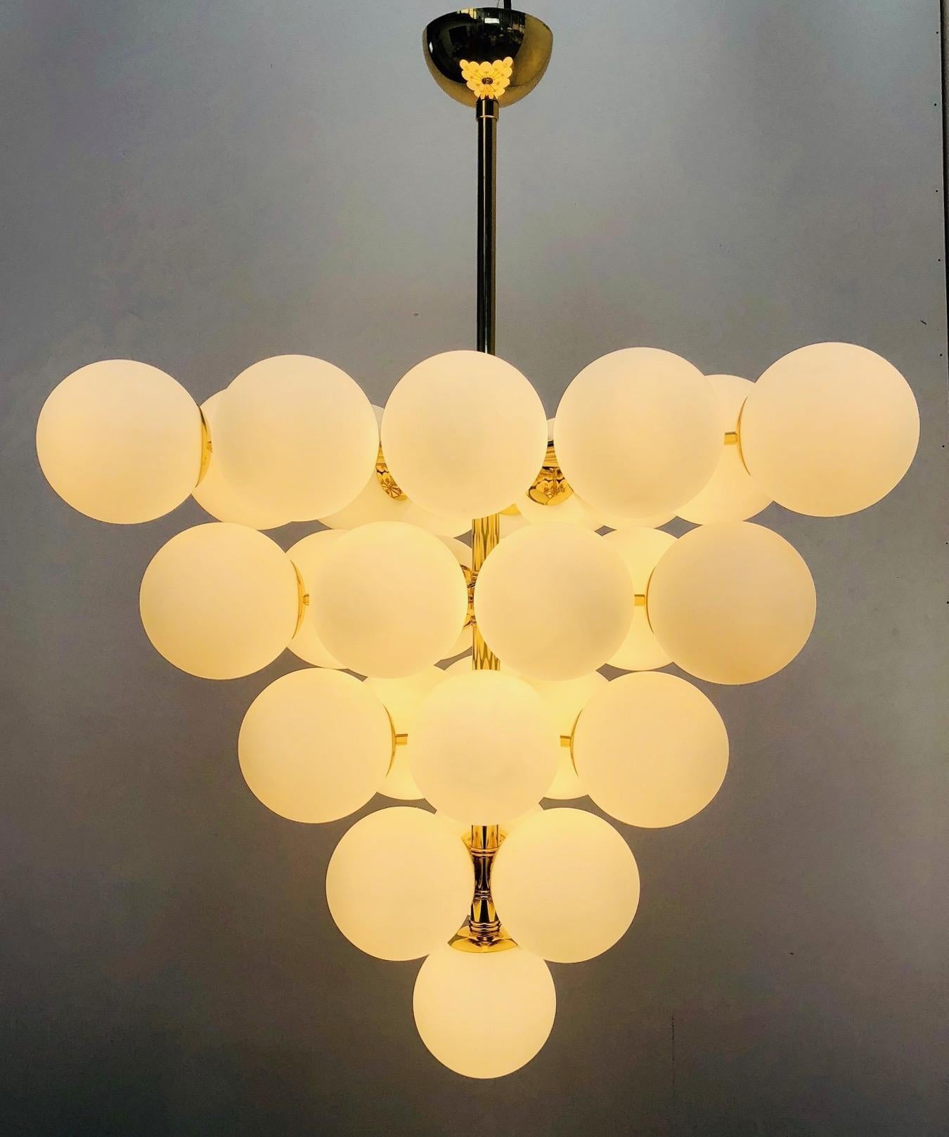 Italian Grappolo Chandelier by Fabio Ltd For Sale