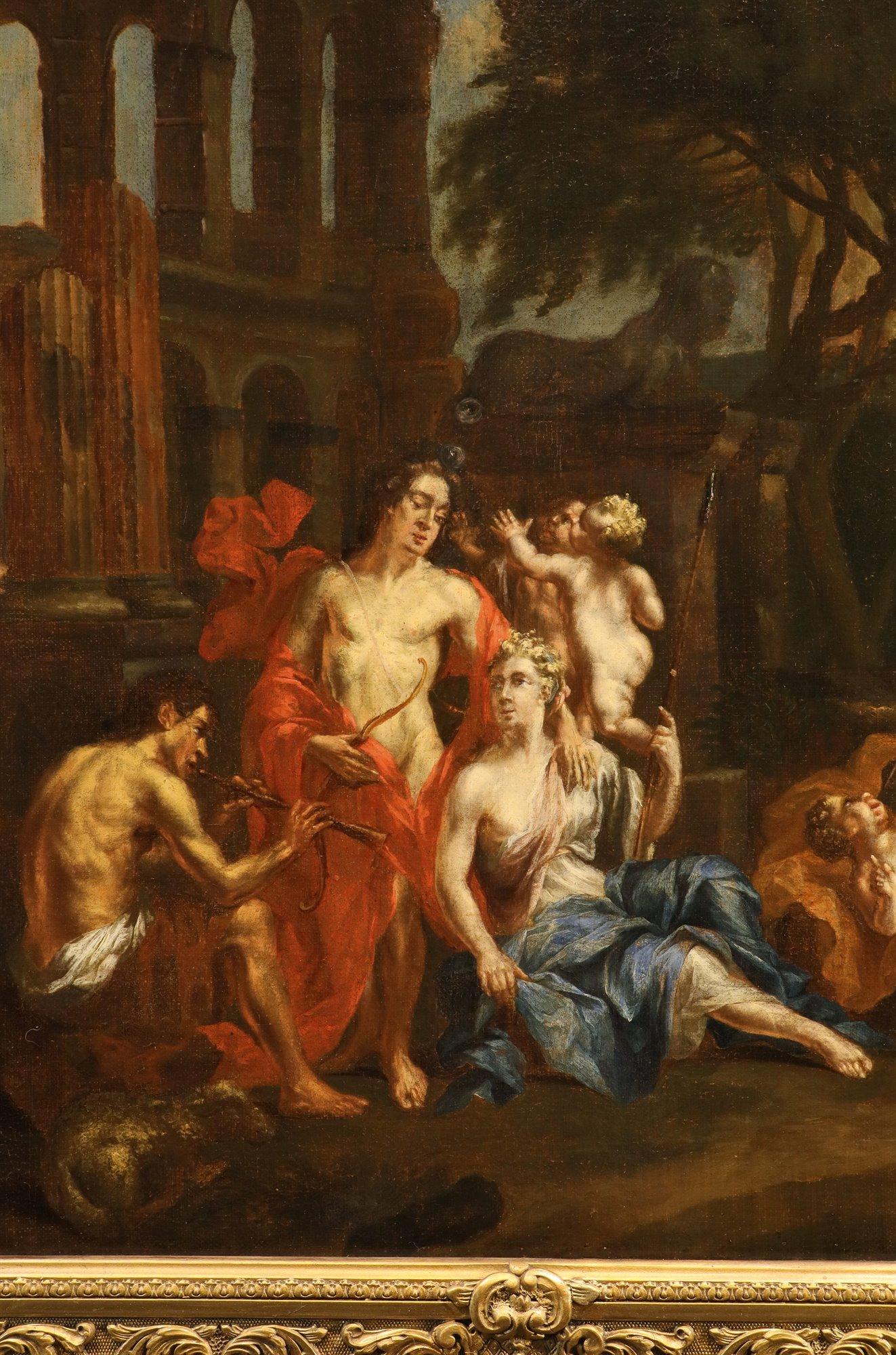 Myth Apollo Issa De Lairesse Paint 17/18th Century Oil on canvas Old ...