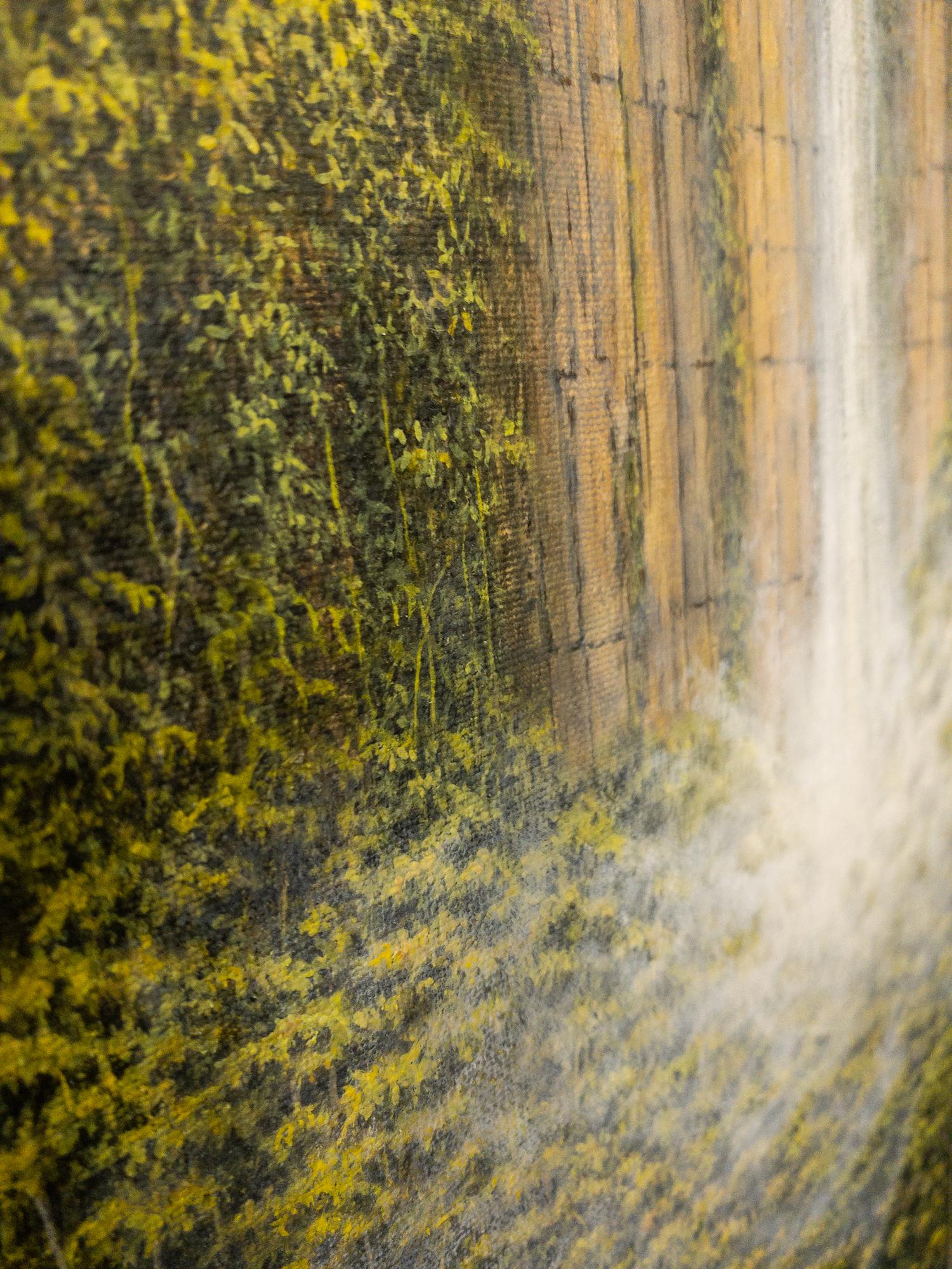 Du ciel et de la terre, la part des nuages von Gérard Priault - Ölgemälde im Angebot 6