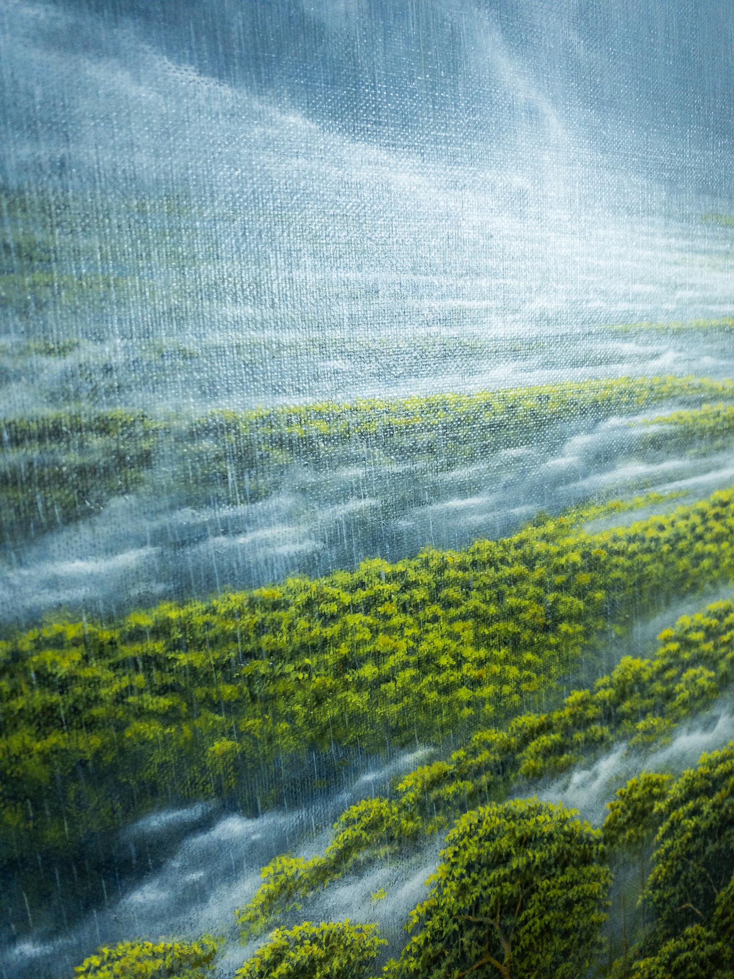 Fragrances et Bruillements von G. Priault - Tropische Wäldermalerei, Landschaft im Angebot 6