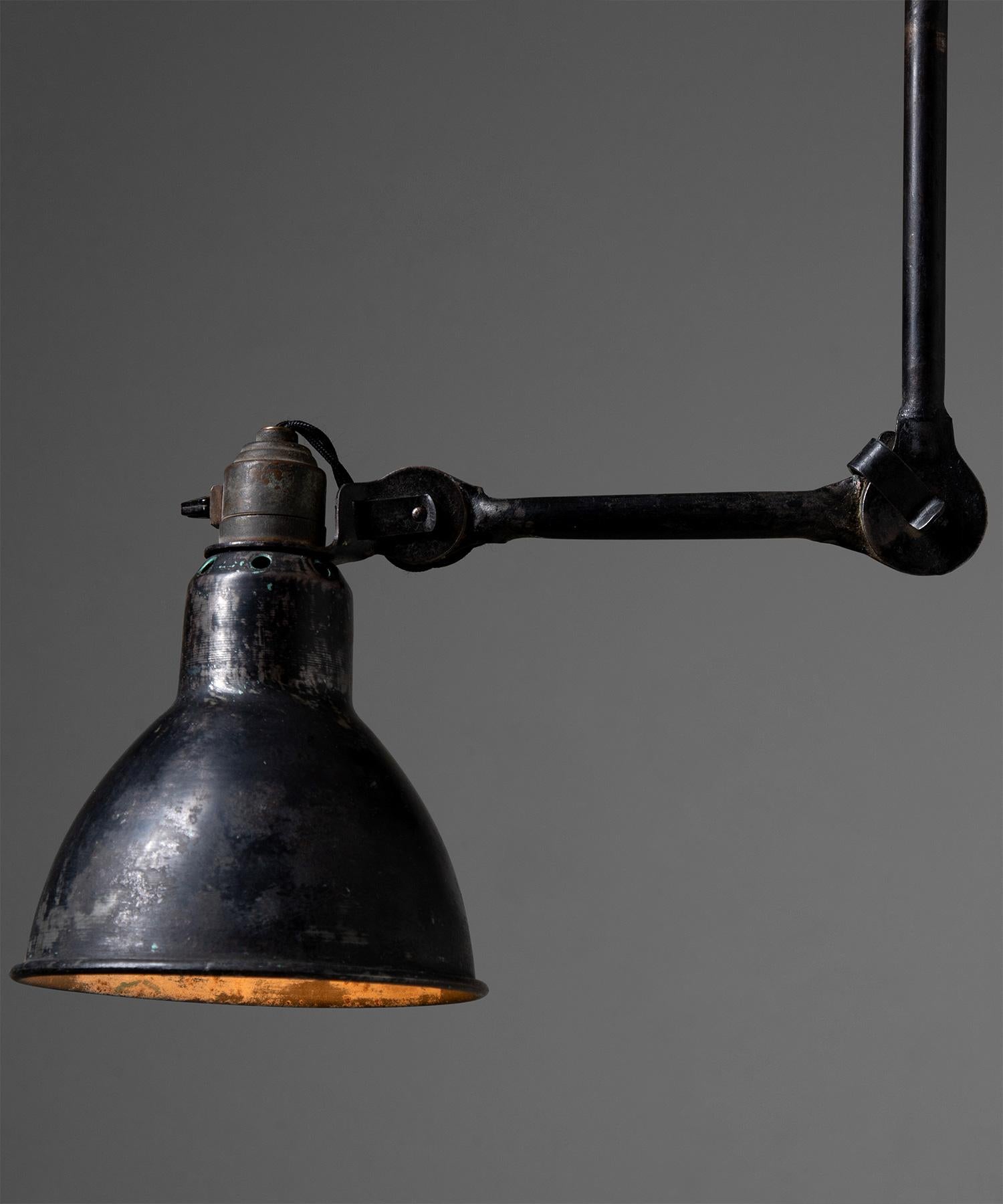 Gras Ceiling Lamp, France circa 1920 In Good Condition In Culver City, CA