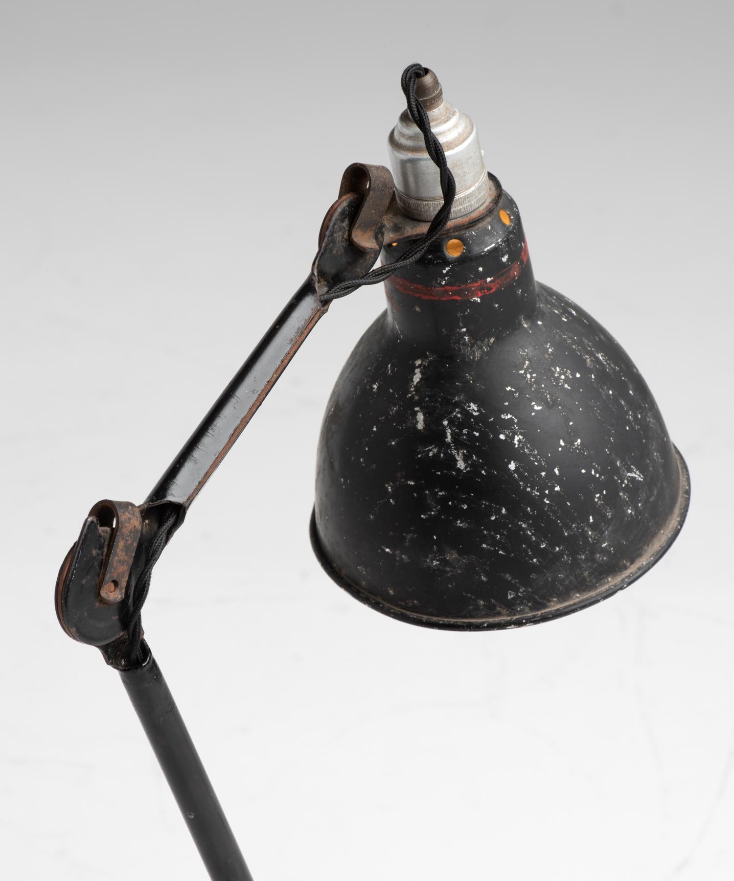 French Gras Lamp No. 205, France, circa 1930