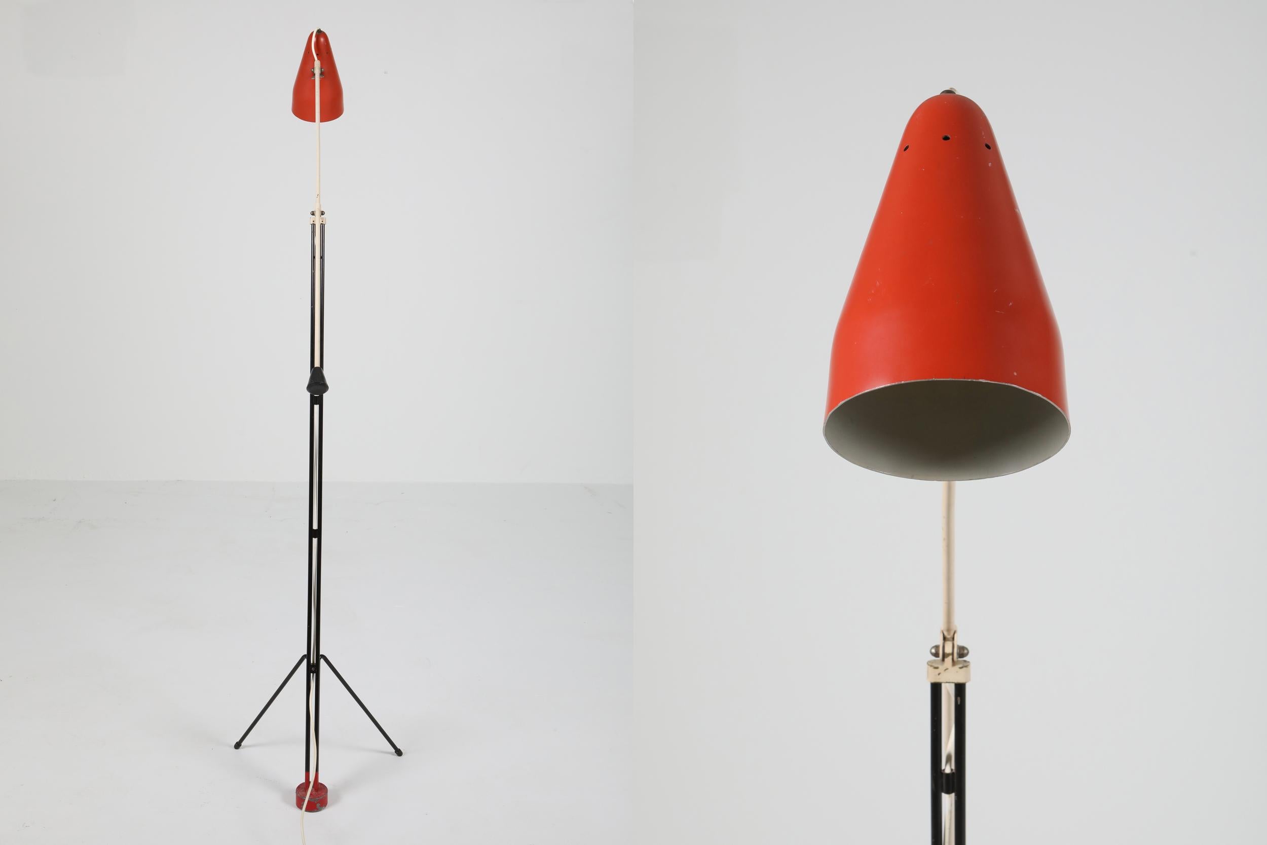 Grasshopper Floor Lamp ‘6320’ by Wim Rietveld for Gispen, 1953 For Sale 3