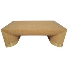 Grass Cloth Couchtisch