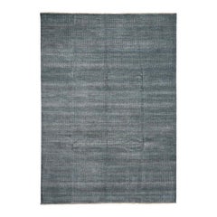 Grass Design Wool and Silk Hand Knotted Oriental Rug Grass Design Wool and Silk Hand Knotted Oriental Rug