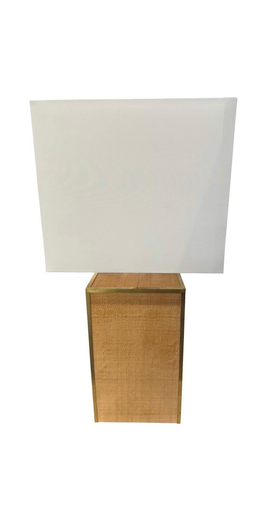 Espagnol Paire de lampes de table avec abat-jour en toile d'araignée, Italie, contemporaine en vente