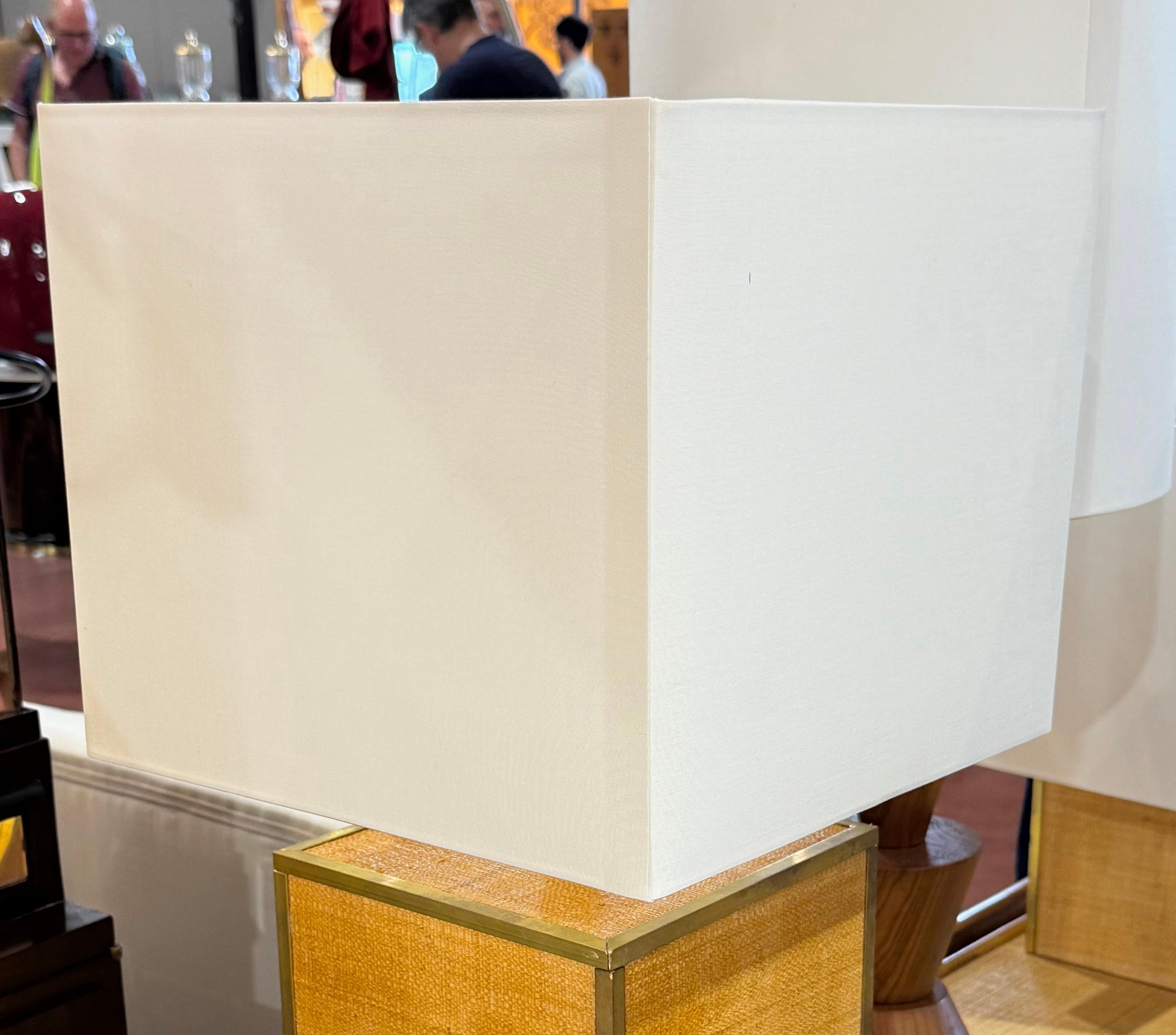 XXIe siècle et contemporain Paire de lampes de table avec abat-jour en toile d'araignée, Italie, contemporaine en vente