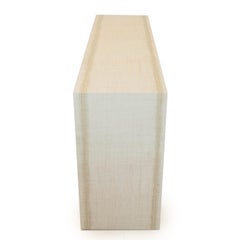 Grasscloth Waterfall Table