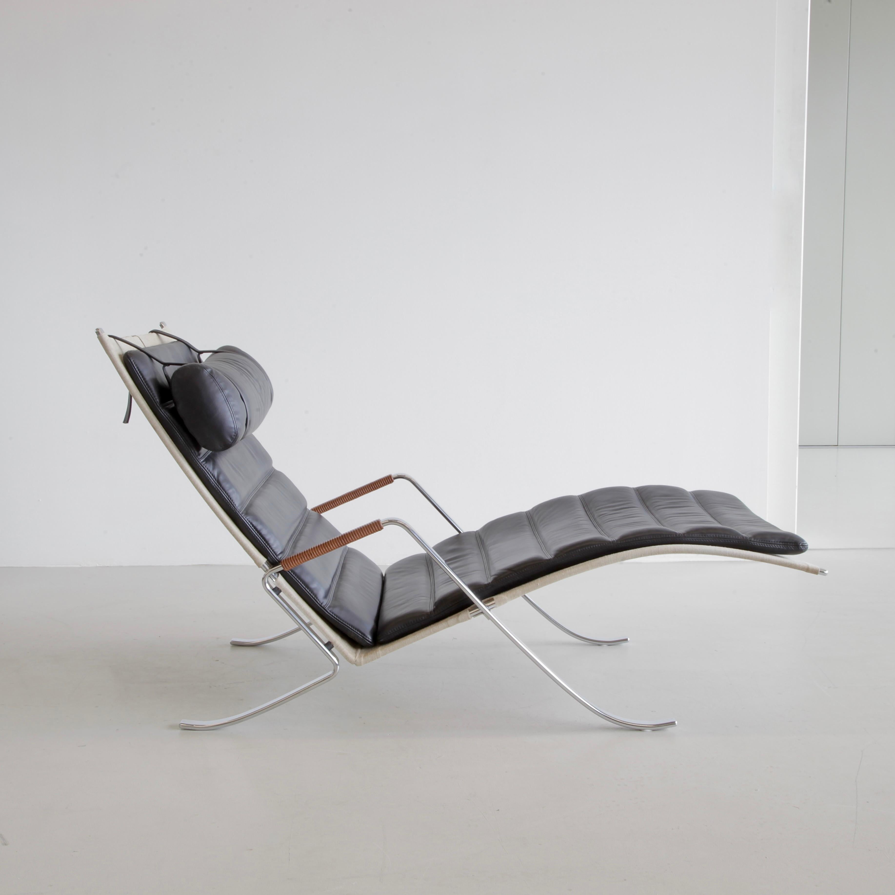 GRASSHOPPER Stuhl entworfen von Preban Fabricius & Jørgen Kastholm. Deutschland, Alfre (Poliert) im Angebot