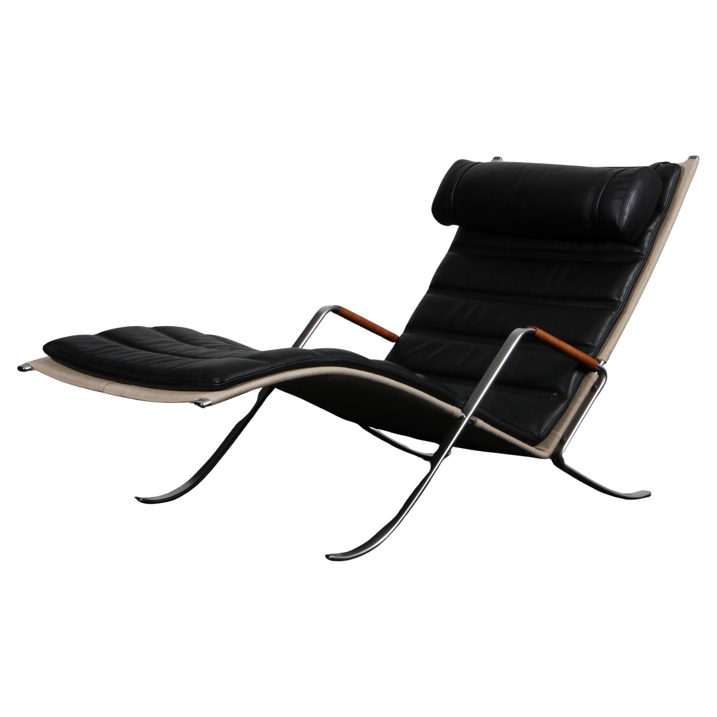 Grasshopper Chaise Lounge by Fabricius Kastholm for Lange Production en venta