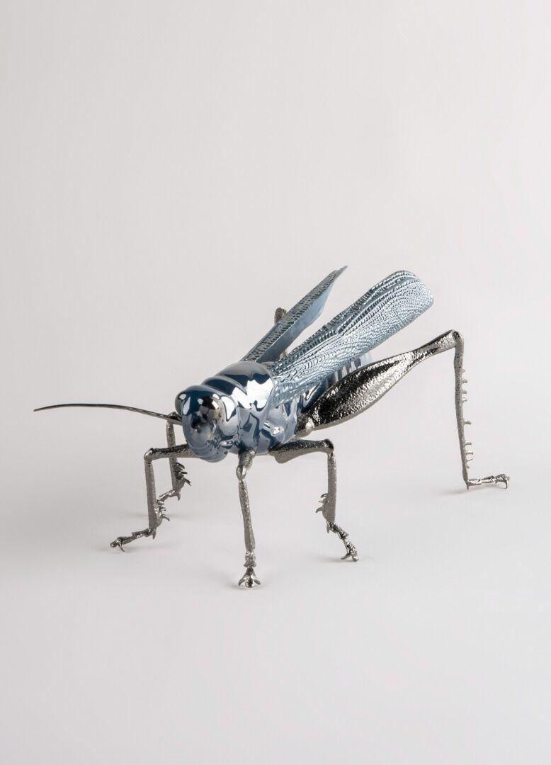 Hand-Crafted Lladró Grasshopper Figurine