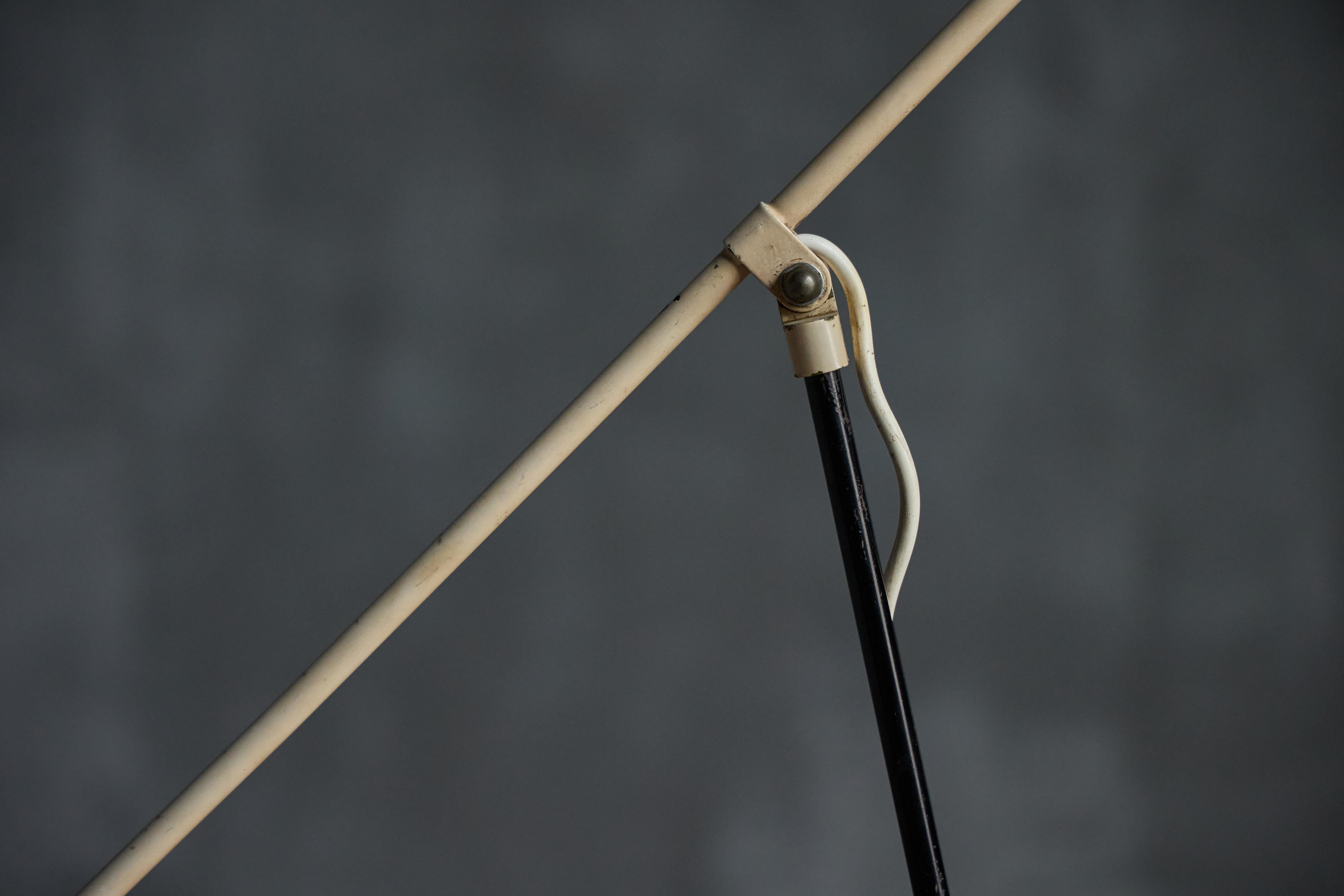 Grasshopper Floor Lamp ‘6320’ by Wim Rietveld for Gispen, Netherlands, 1950s For Sale 6