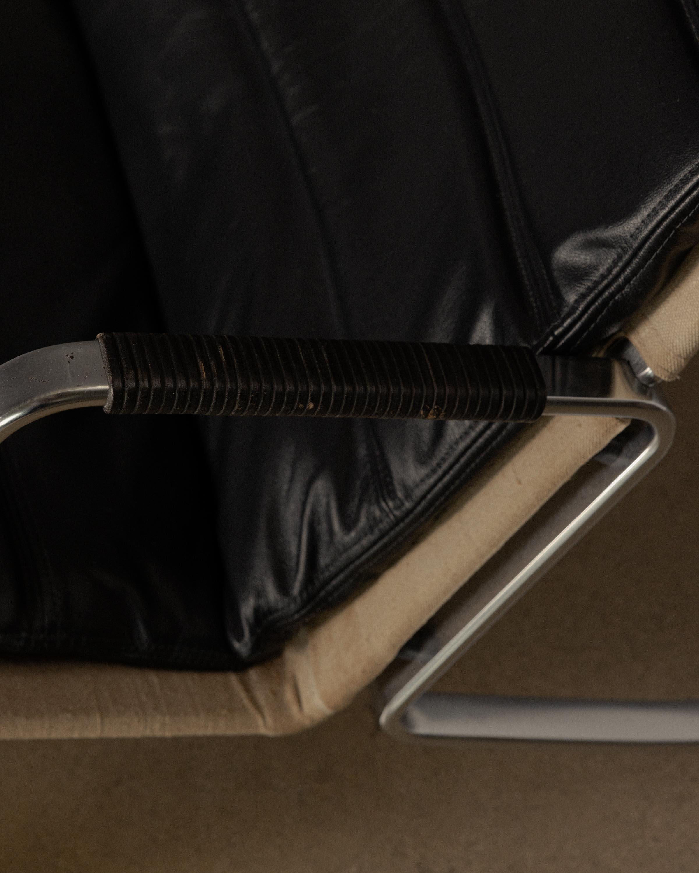 Grasshopper Lounge Chair by Fabricius & Kastholm, c. 1960s In Good Condition For Sale In Los Angeles, CA