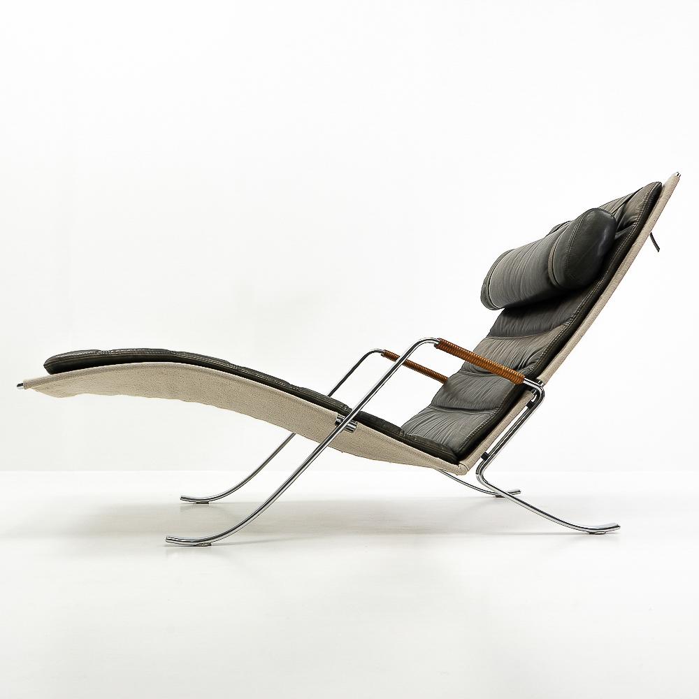 Mid-Century Modern Grasshopper Lounge Chair by Jørgen Kastholm & Preben Fabricius for Kill, 1970s