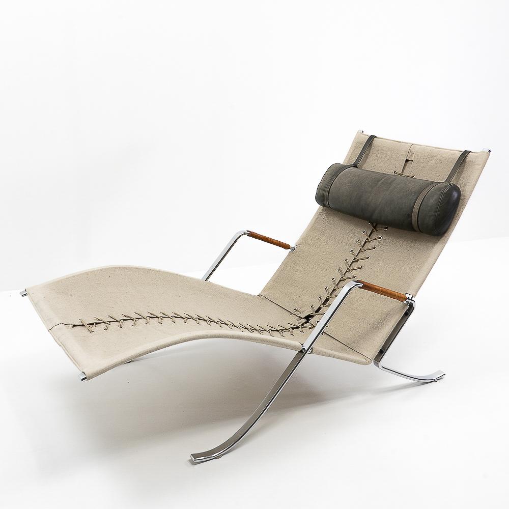 German Grasshopper Lounge Chair by Jørgen Kastholm & Preben Fabricius for Kill, 1970s