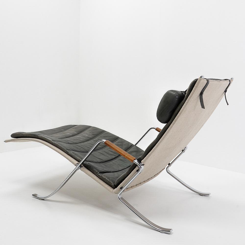 Grasshopper Lounge Chair by Jørgen Kastholm & Preben Fabricius for Kill, 1970s In Good Condition In Renens, CH