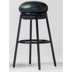 Grasso All Black Stool by Stephen Burks