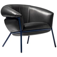 Grasso Armchair by Stephen Burks, Black for BD