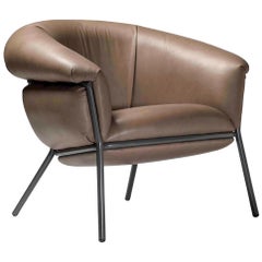 Grasso Armchair by Stephen Burks, Brown