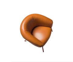 Grasso Sessel von Stephen Burks: Modernes Design aus Leder und Eisen