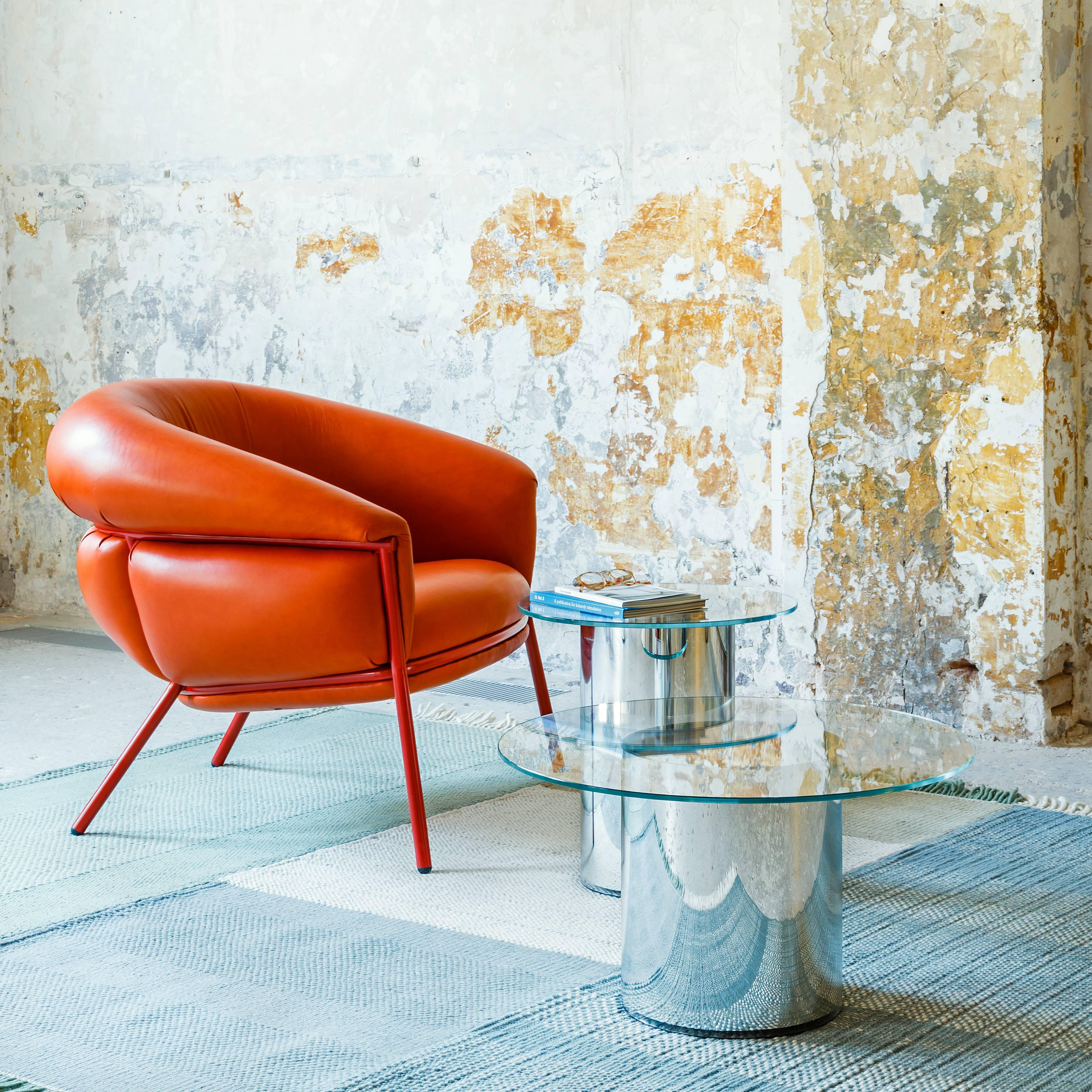 Grasso Armchair by Stephen Burks, Orange 1