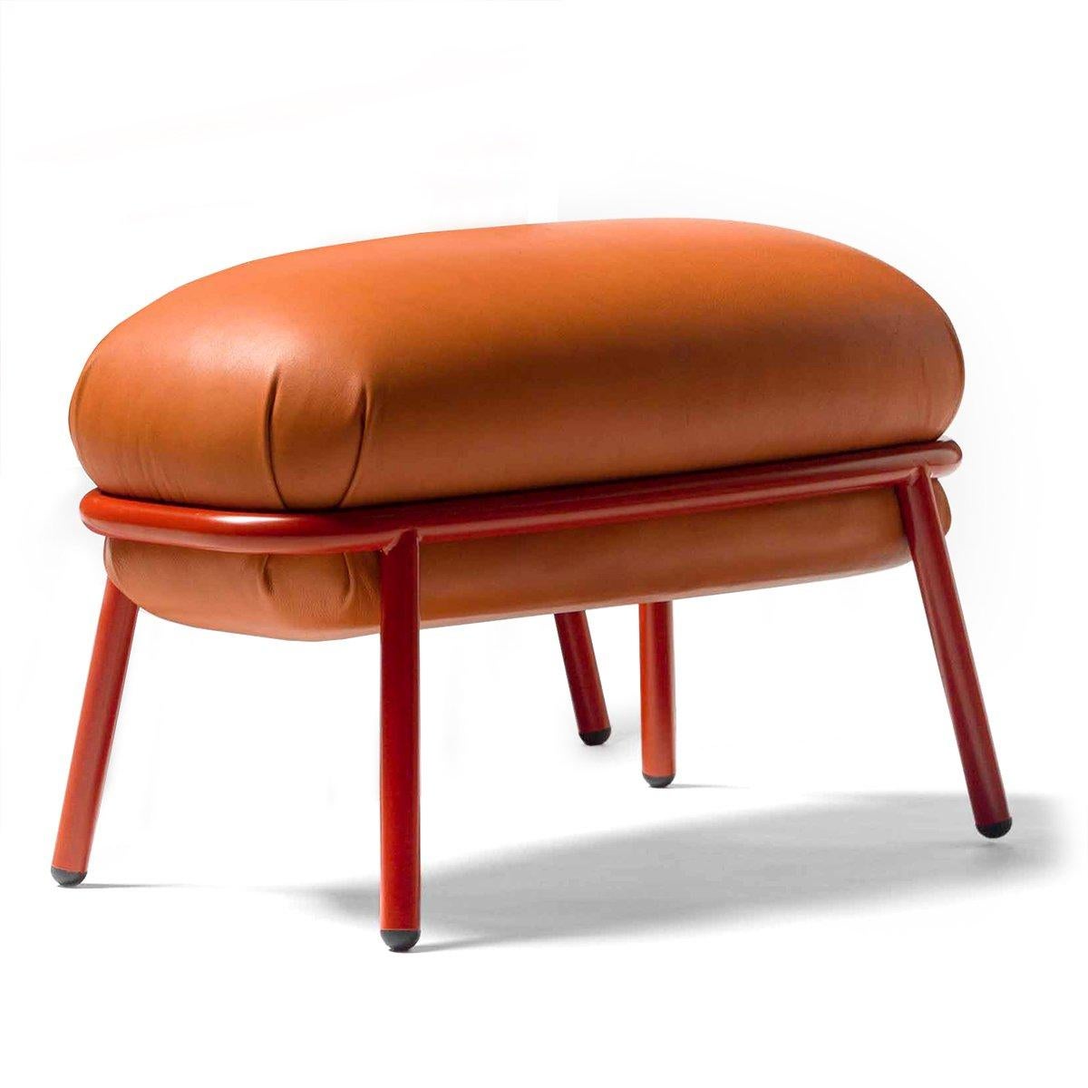The Grasso footstool, designed by Stephen Burks for BD Barcelona design,

Measures: Foot stool 36 cm D x 75 cm W x 40 cm H.
