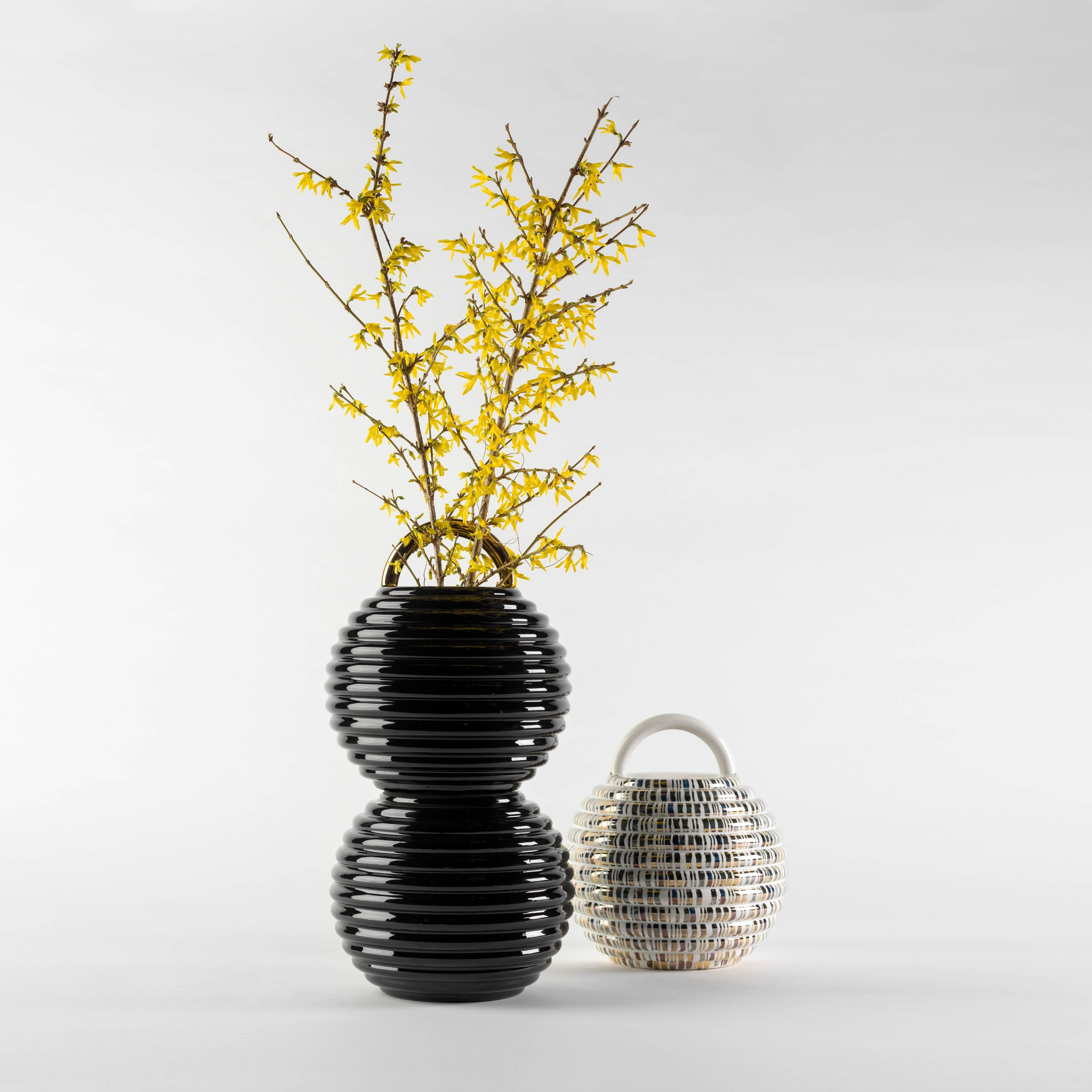 Painted Grasso Vases by Stephen Burks