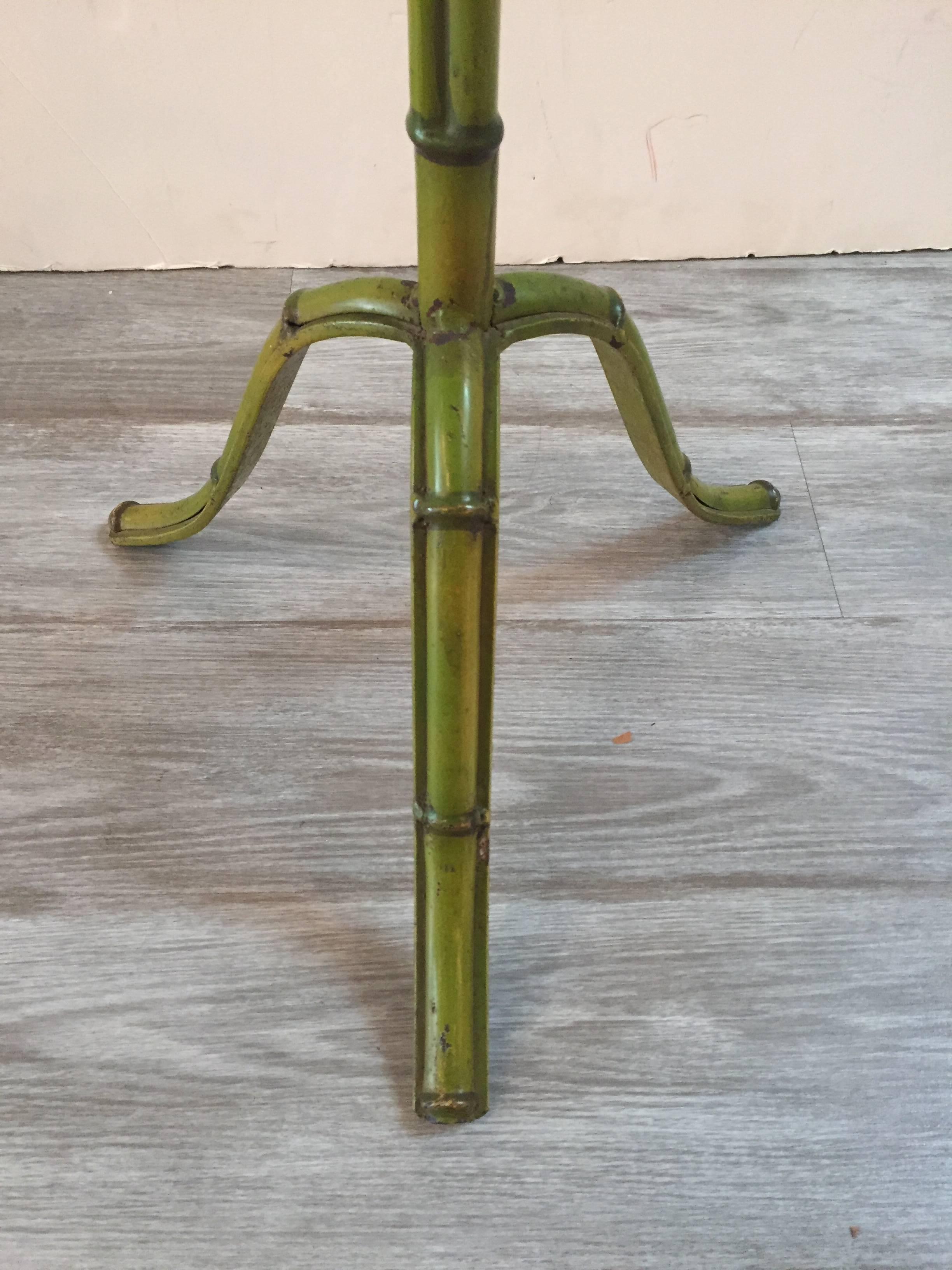 Italian Grassy Green Faux Bamboo Music Stand