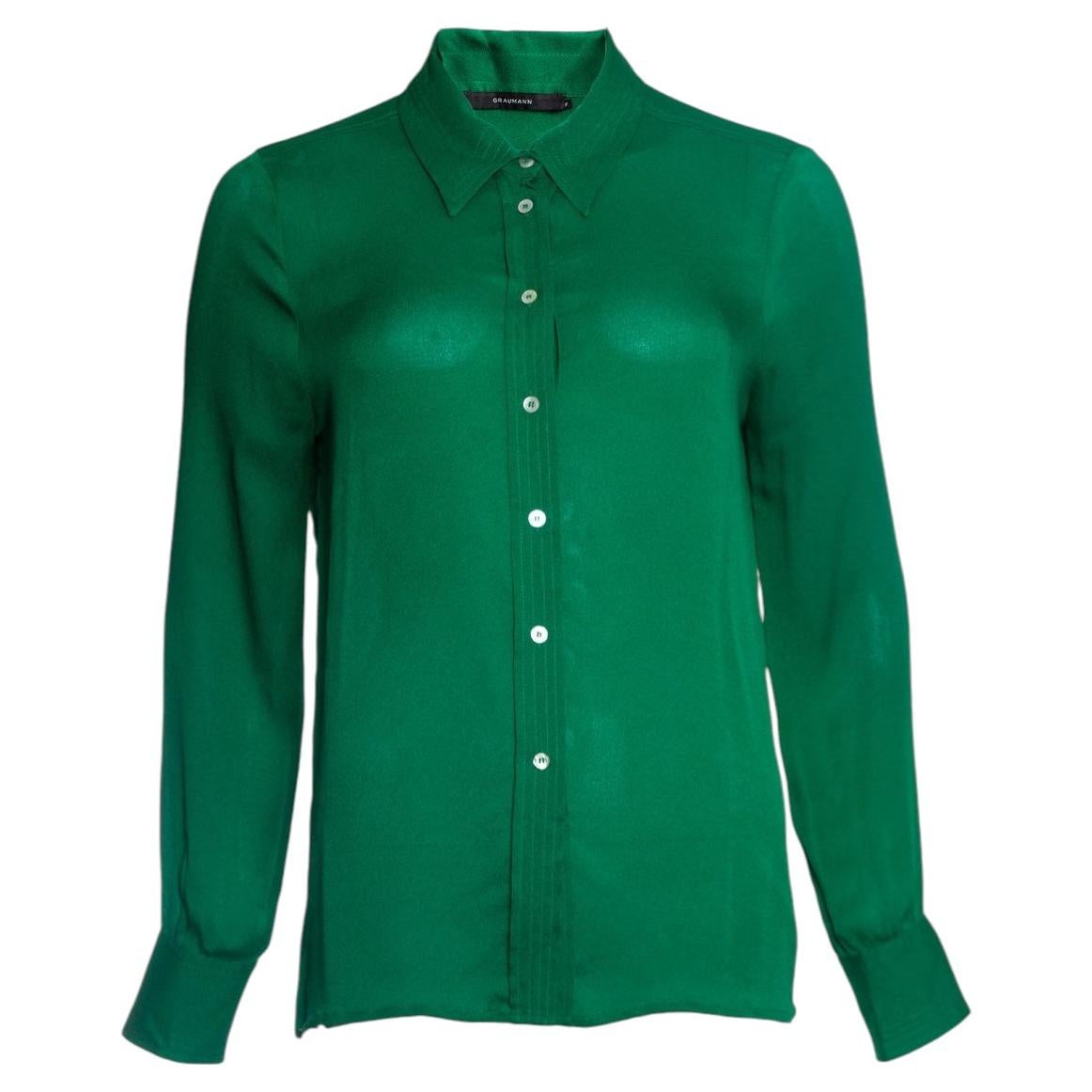 Graumann, green shirt For Sale