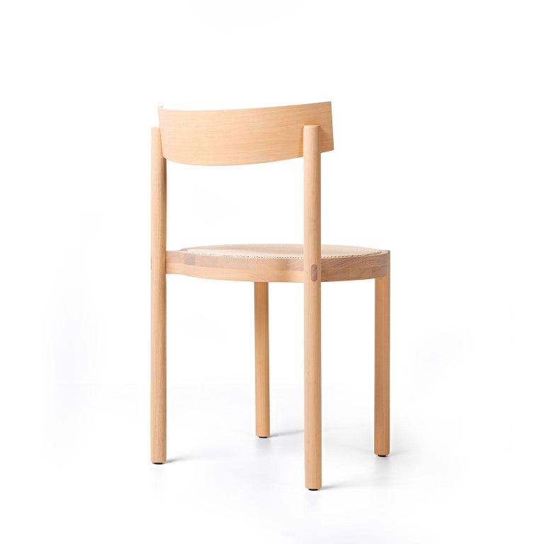Gravatá Chair in Bleached Tauari Wood by Wentz, Brazilian Contemporary Design In New Condition For Sale In Caxias do Sul, Rio Grande do Sul