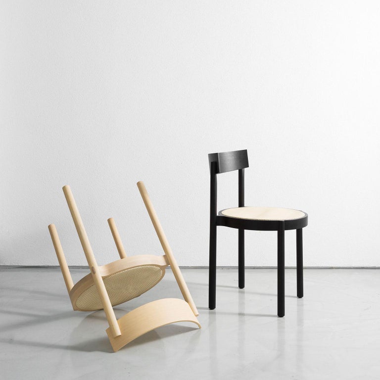 Gravatá Chair in Bleached Tauari Wood by Wentz, Brazilian Contemporary Design For Sale 4