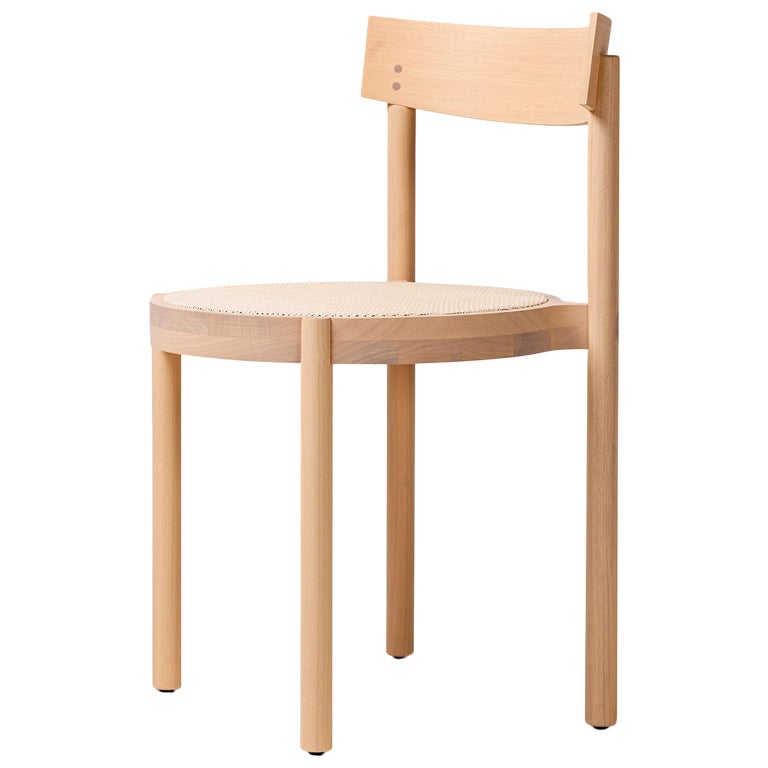Gravatá Chair in Bleached Tauari Wood by Wentz, Brazilian Contemporary Design For Sale