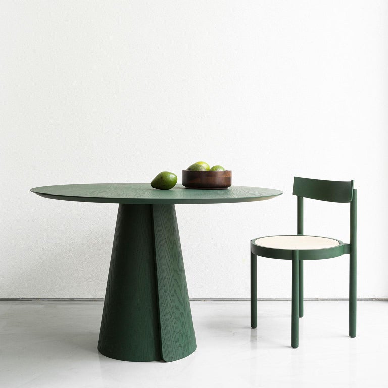 Cane Gravatá Chair in Green by Wentz, Brazilian Contemporary Design For Sale