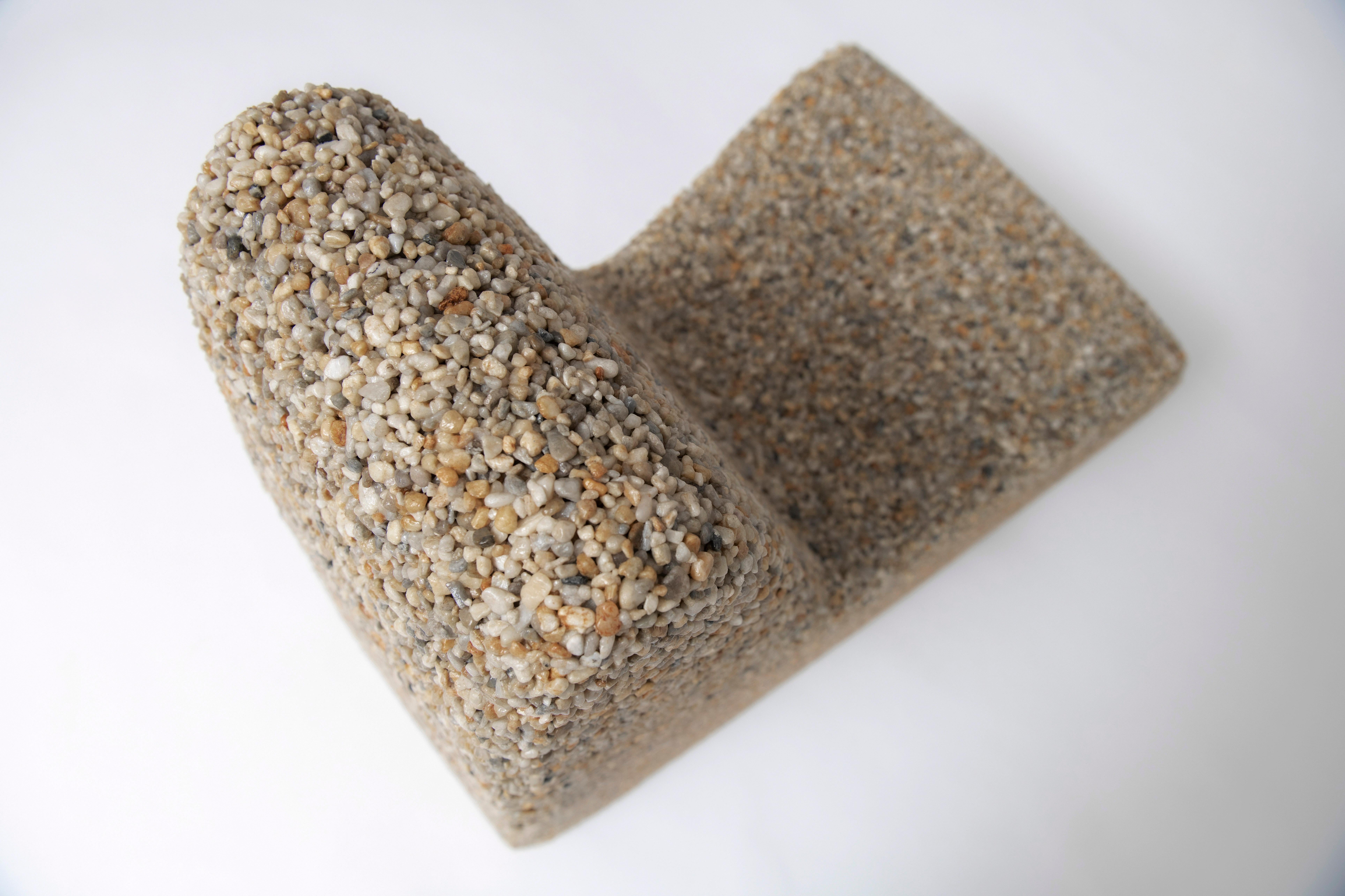 Hand-Crafted Gravel Chair