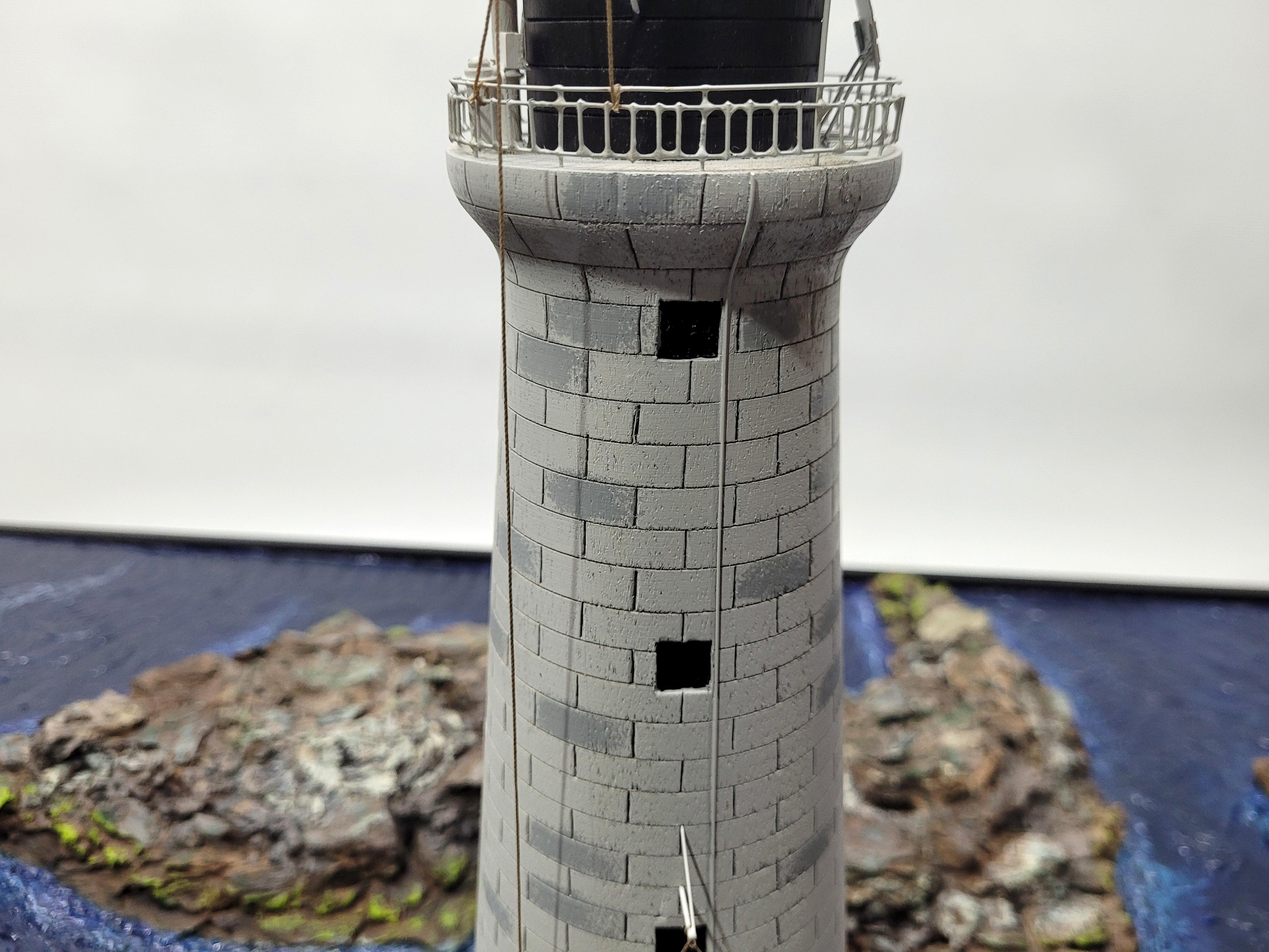 Contemporary Graves Lighthouse Diorama For Sale