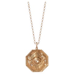 Gravitational Pull Charm in 14K Gold & Diamonds by Anastassia Sel Jewelry