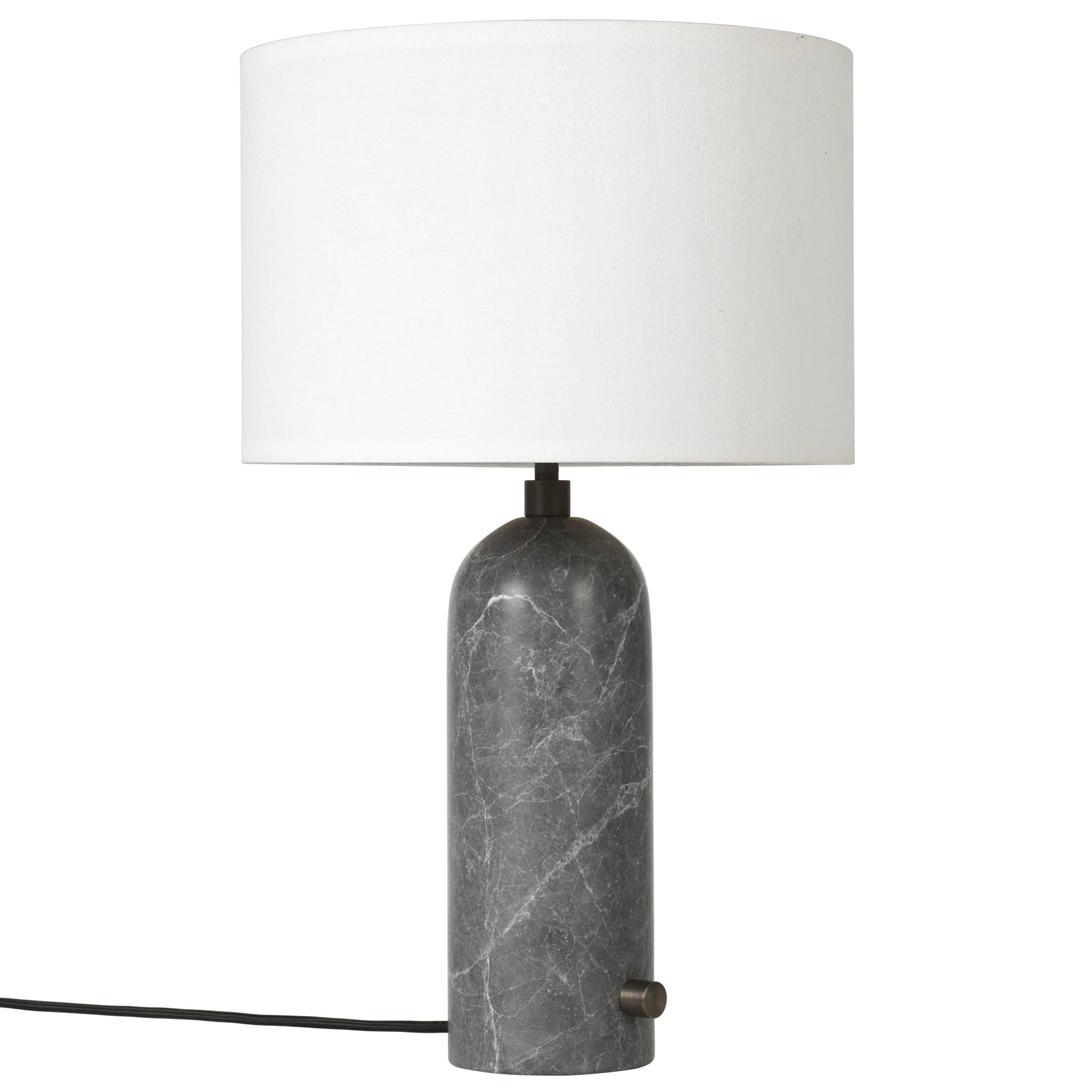 'Gravity' Grey Marble Table Lamp