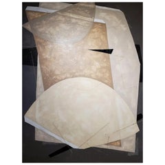 "Gravity" Abstract Mixed-Media Painting on Canvas by Louis Shields, 2018