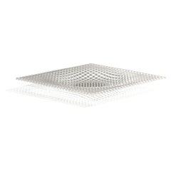 GRAVITÉ : Grand centre de table contemporain en acier inoxydable brillant