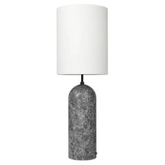Gravity Floor Lamp - XL High, Grey Marble, White