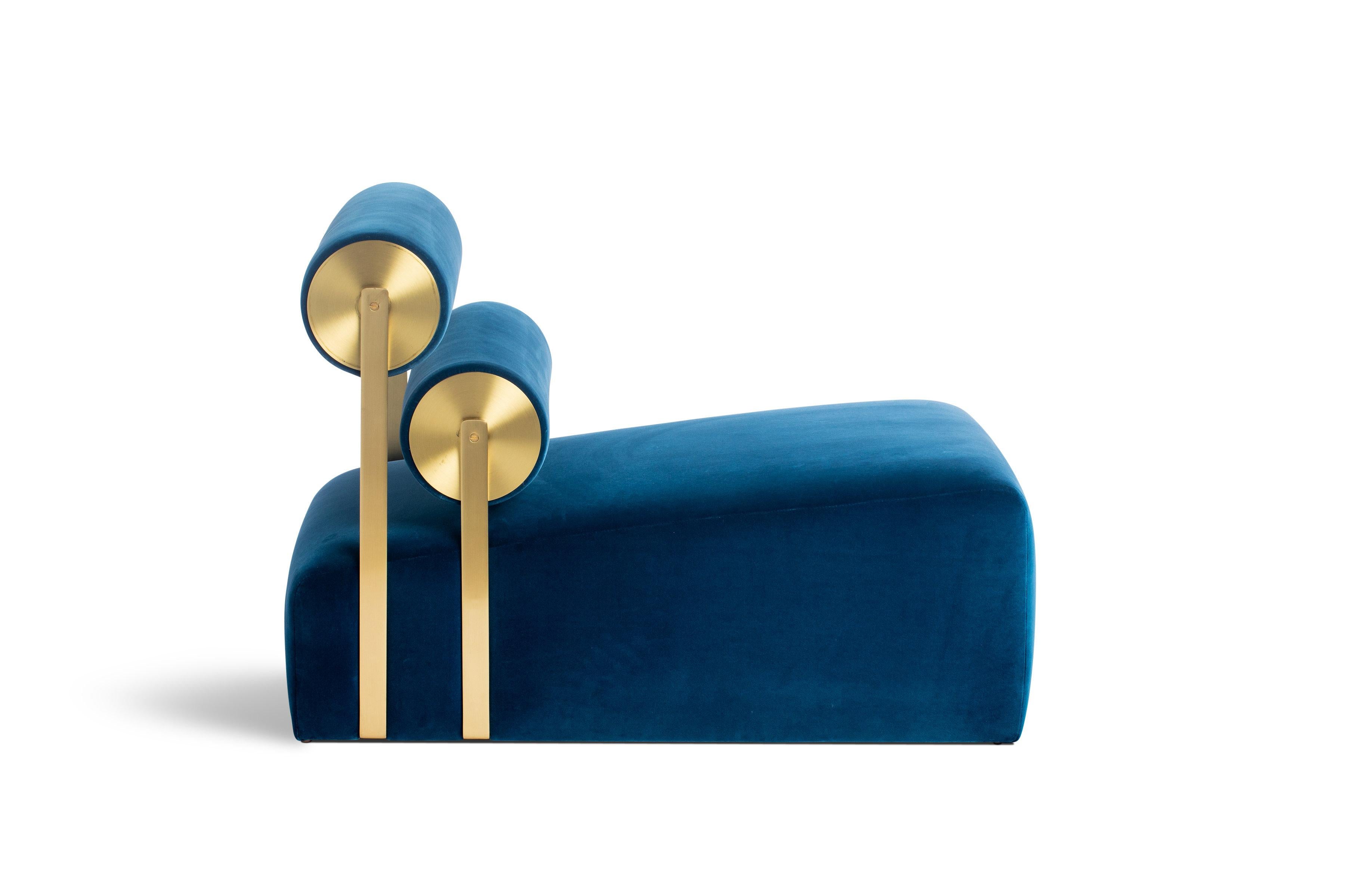 Inspired by the role of touch in visual processing, gravity represents the Braille letter 