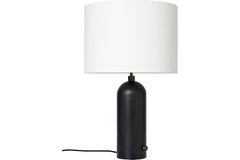 Gravity Table Lamp - Large, White Marble, White