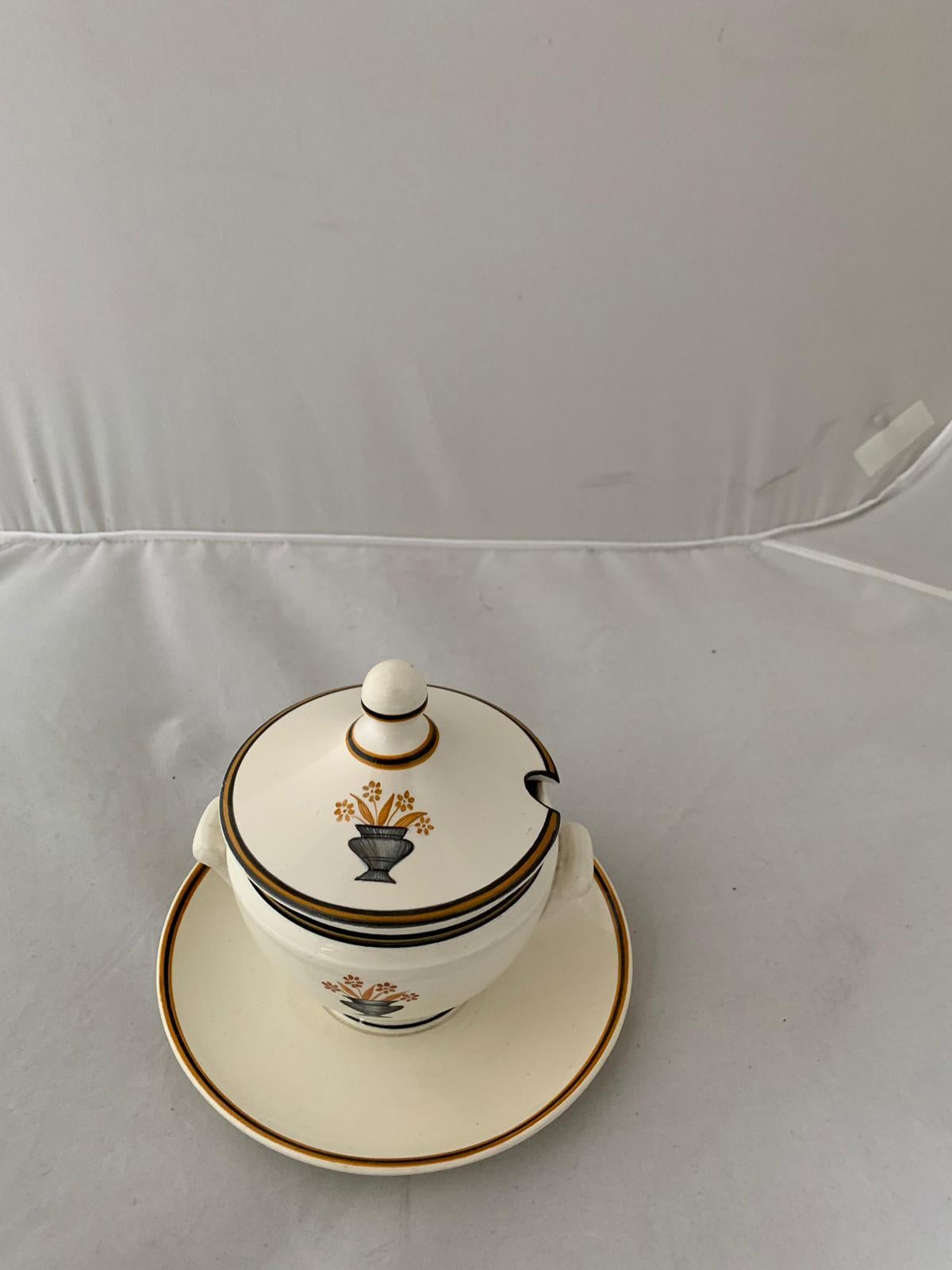 Boat au gazon de Gio Ponti pour Richard Ginori, années 1930 Bon état - En vente à Montelabbate, PU