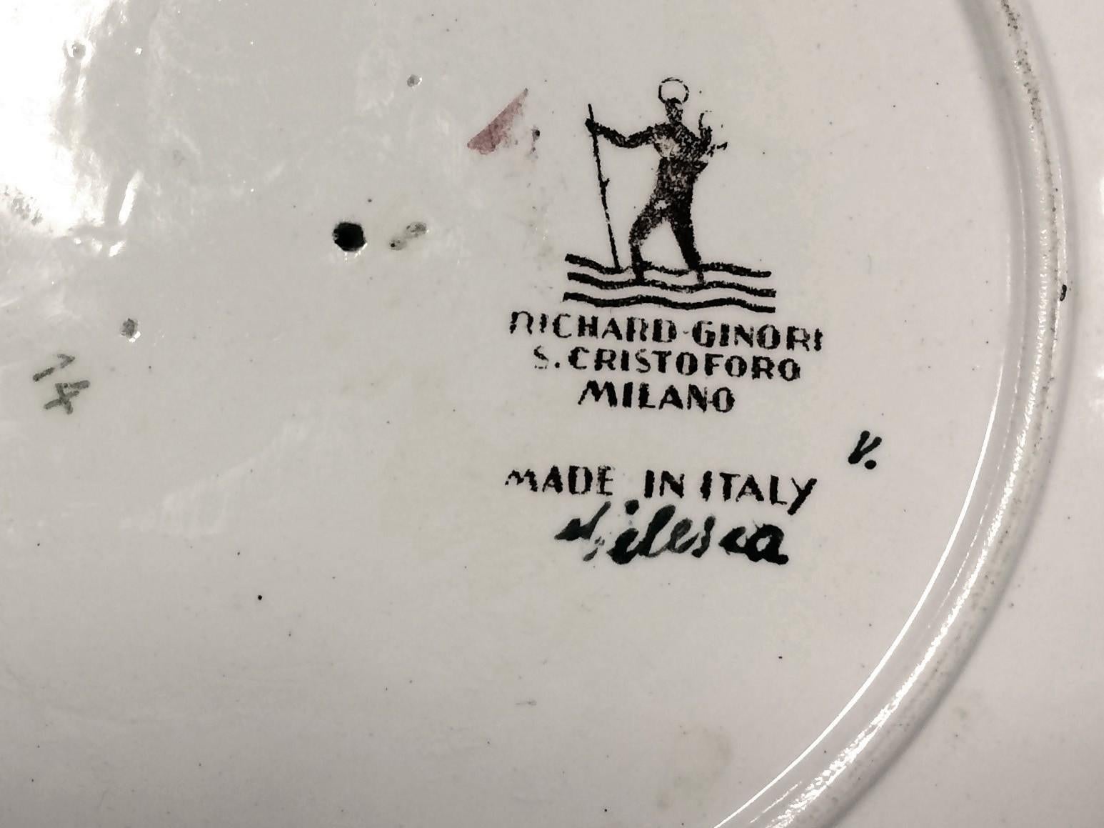 Italian Gravy Dish by Gio Ponti for Richard Ginori, 1930s For Sale