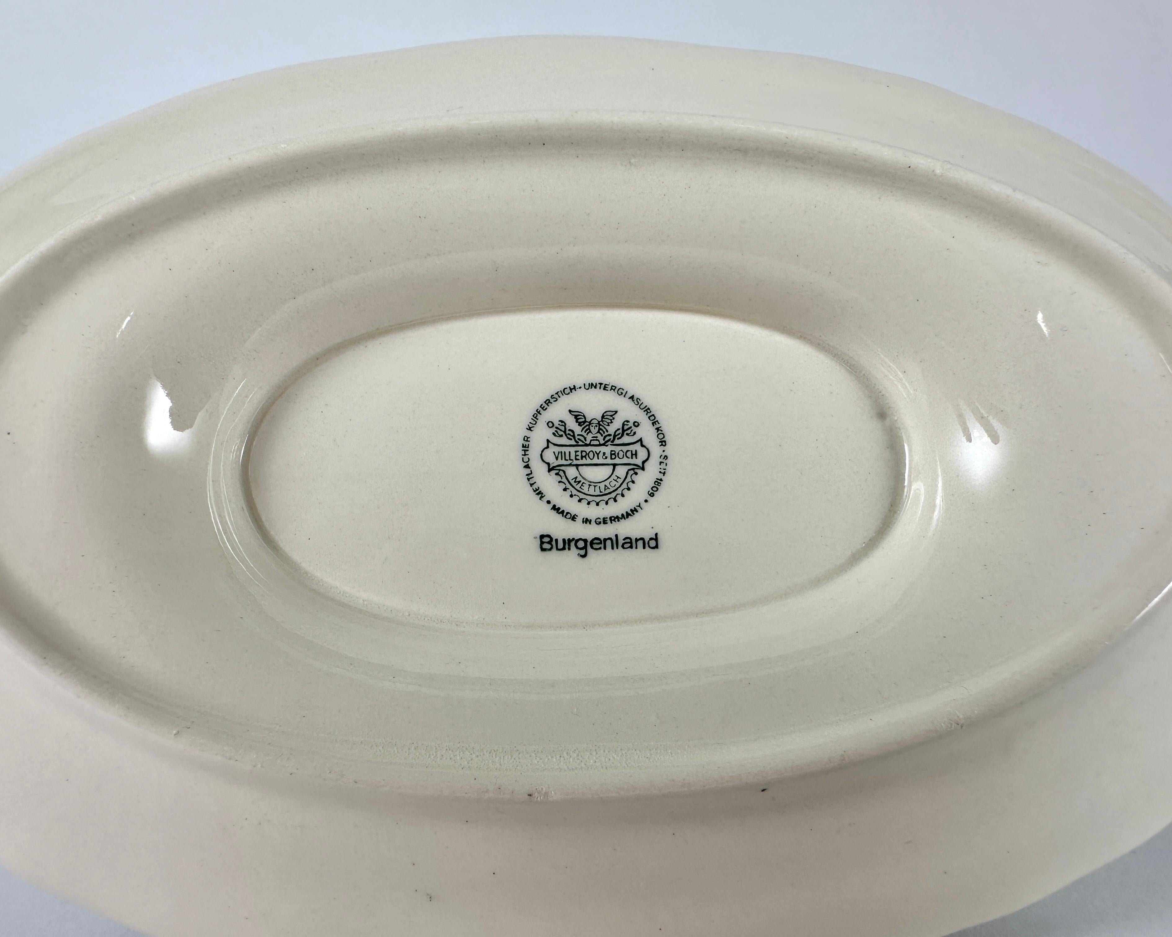 Salsera y Plato para Servir Villeroy & Boch Decor Verde Burgenland en venta 1