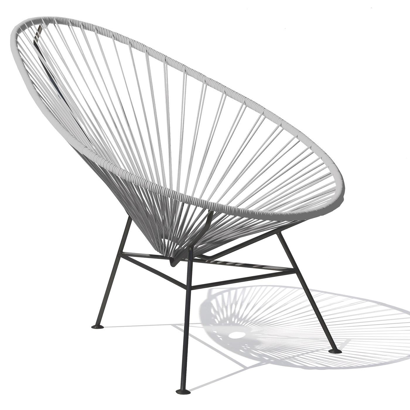 Post-Modern Gray Acapulco Chair by OK Design For Sale